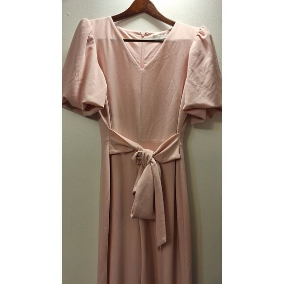 PRESTON & YORK Petal Pink Kayla Wide Leg Jumpsuit Women Size 10 Wedding Career - Picture 4 of 8